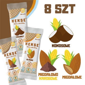 KEKSE MIX wafelków 8 szt