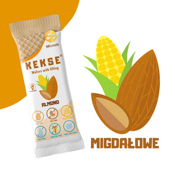 KEKSE Wafle Migdałowe