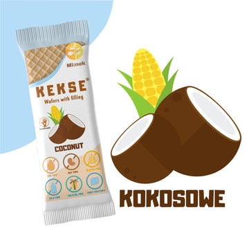 KEKSE Wafle Kokosowe