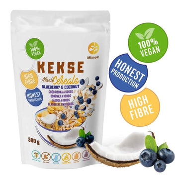 KEKSE Musli Borówka+Kokos 300g