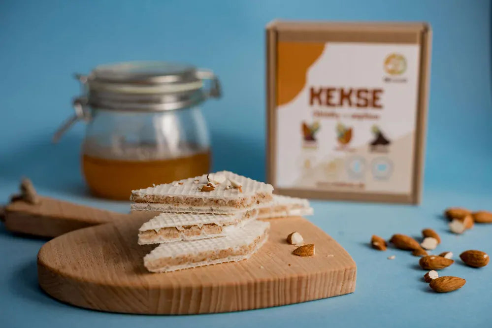 KEKSE Wafle Migdałowe 16 szt.