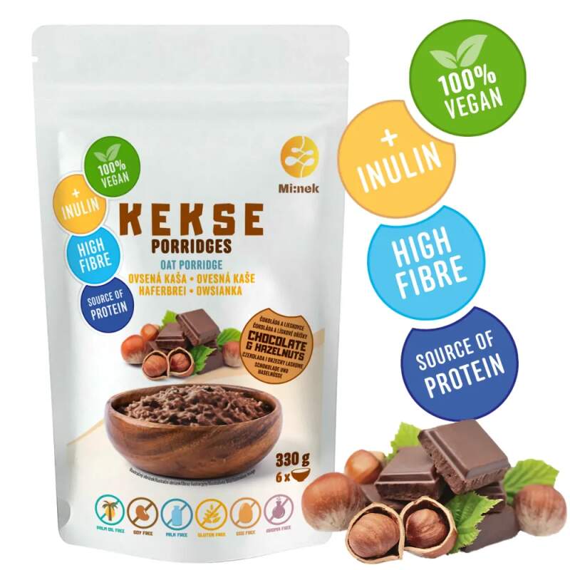 KEKSE Owsianka Czekolada+Orzechy laskowe 330g