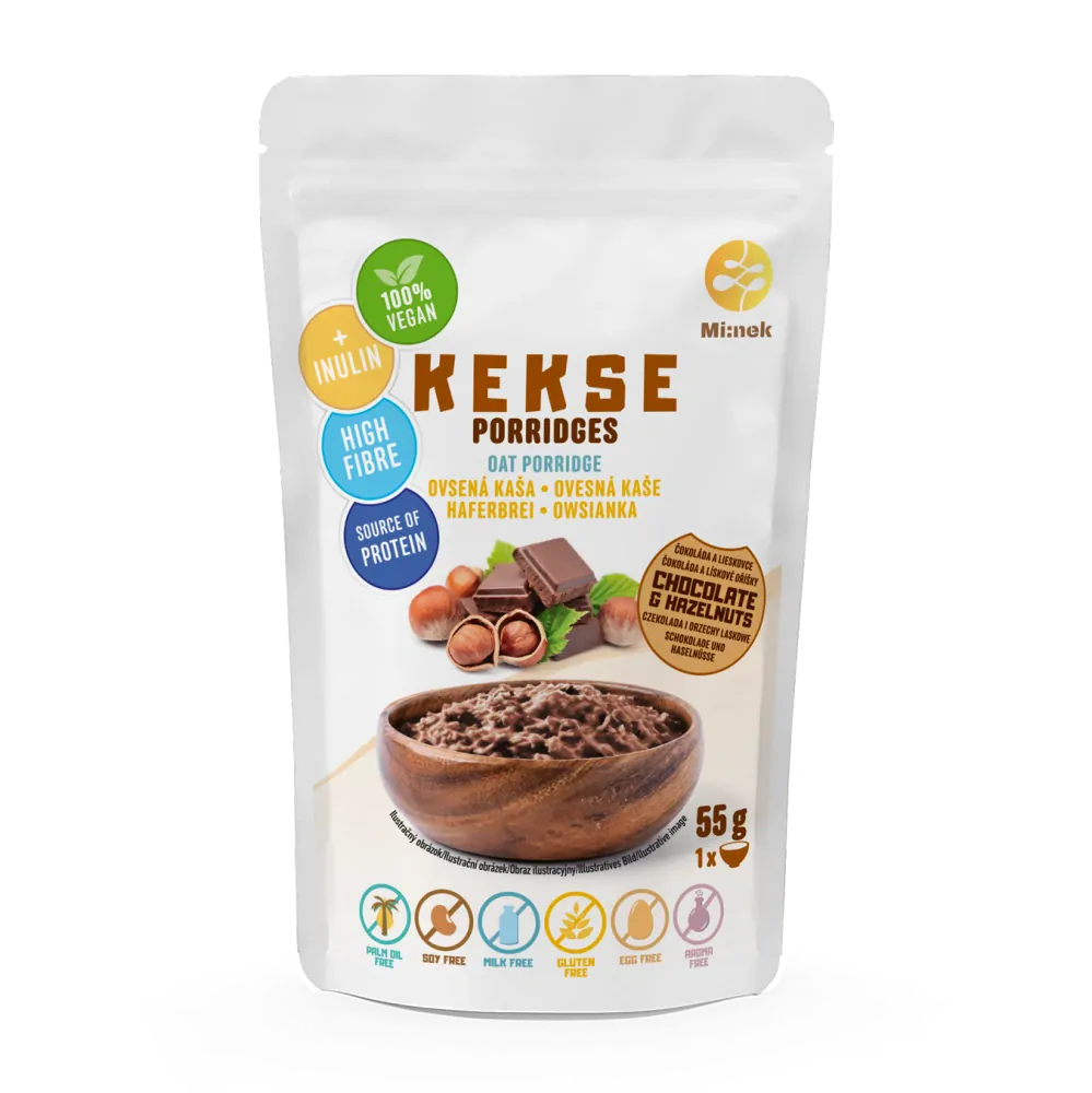 KEKSE Owsianka Czekolada+Orzechy laskowe 55g