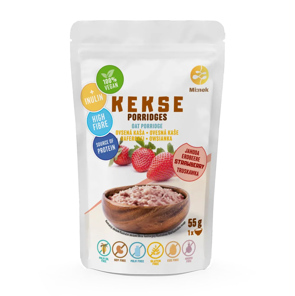 KEKSE Owsianka Truskawka 55g