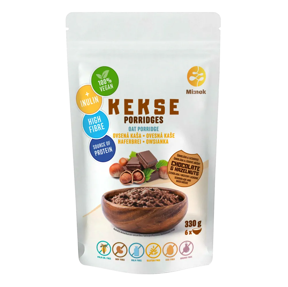 KEKSE Owsianka Czekolada+Orzechy laskowe 330g