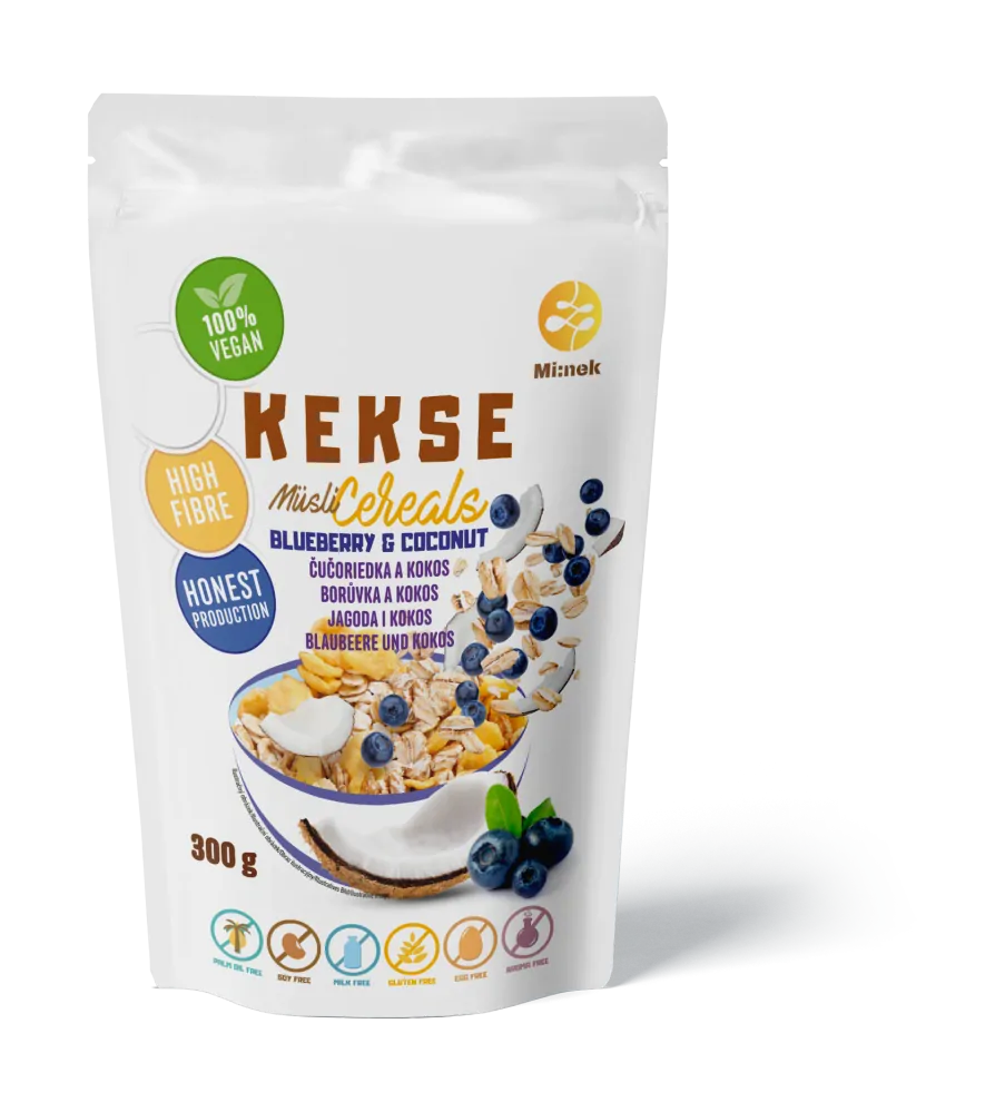 KEKSE Musli Borówka+Kokos 300g