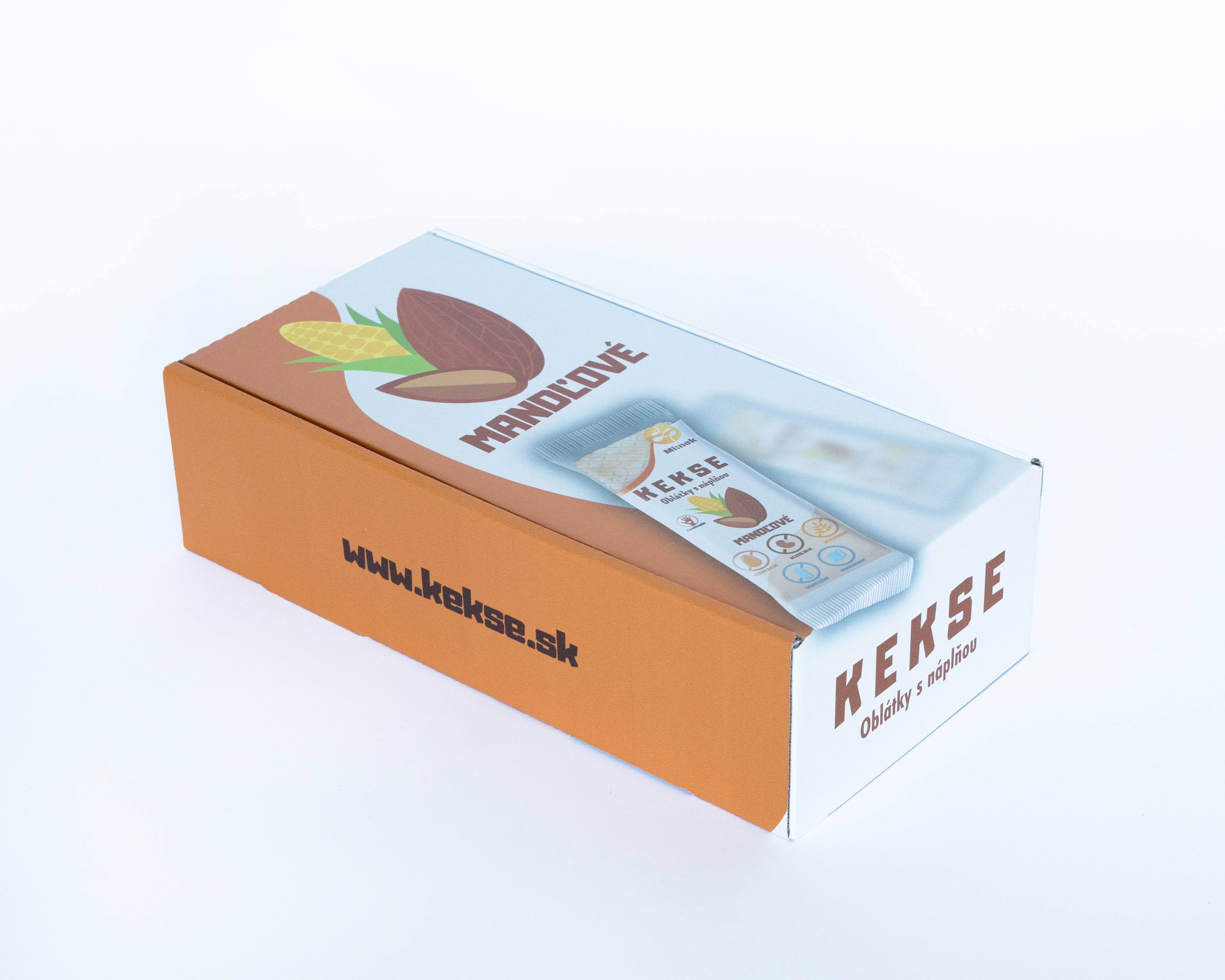 KEKSE Wafle Migdałowe 16 szt.
