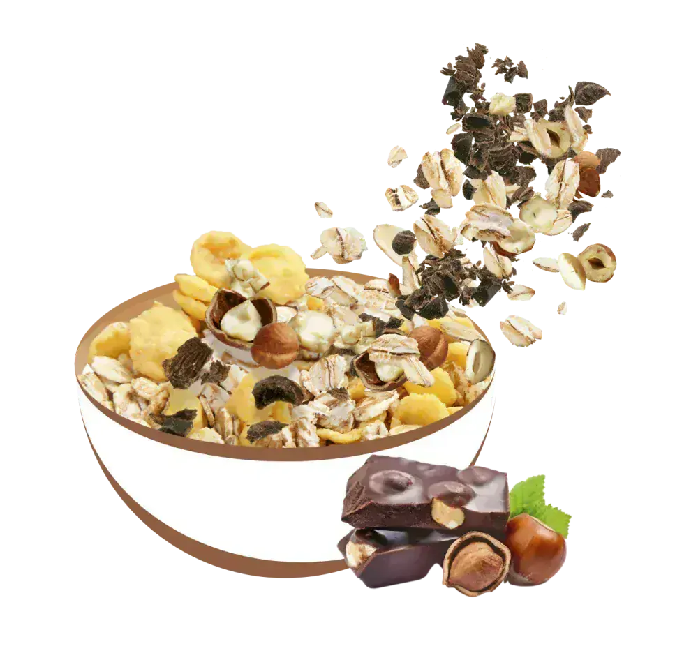 KEKSE Musli Czekolada+Orzechy Laskowe 300g