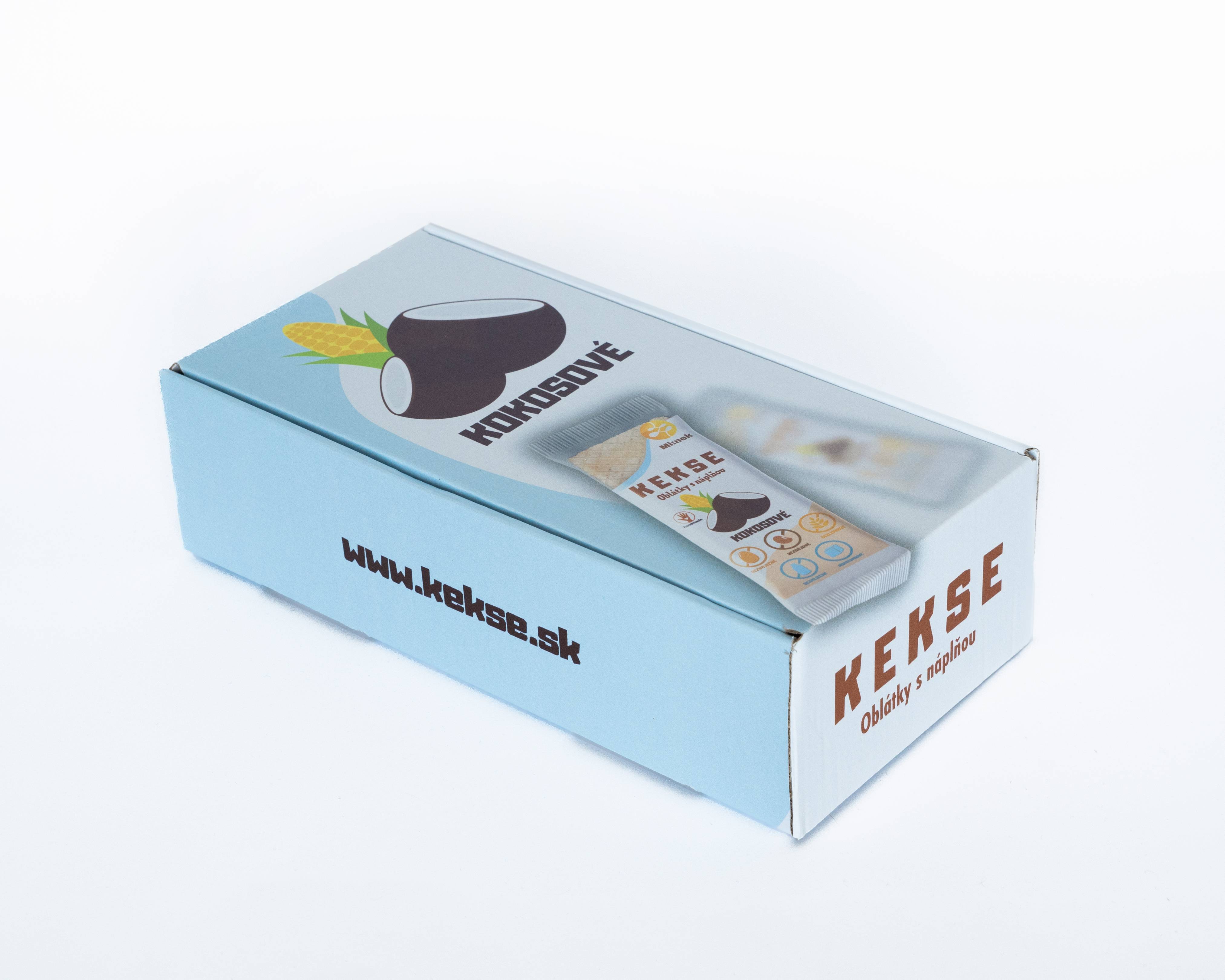 KEKSE Wafle Kokosowe 16 szt.